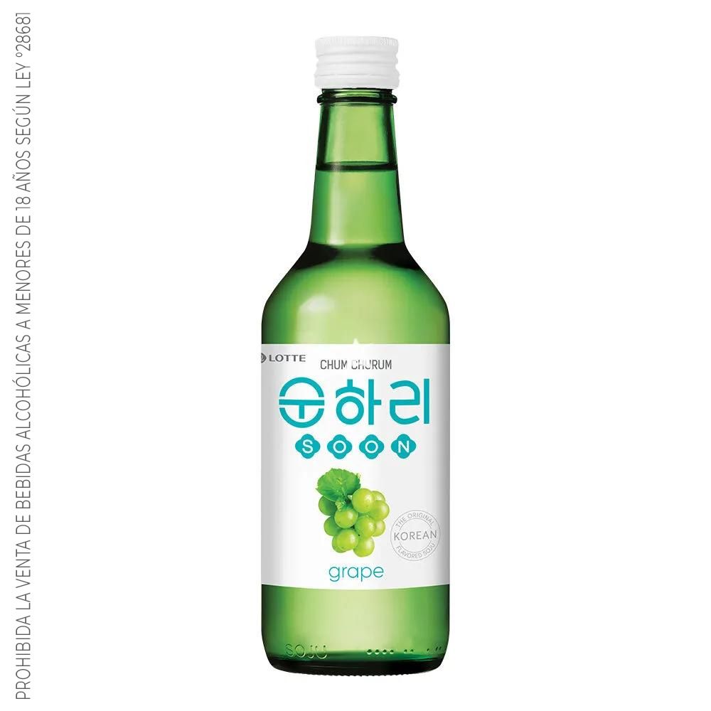 Soju Chum Churum Uva - Licor a base de arroz sabor Uva 12% Alc