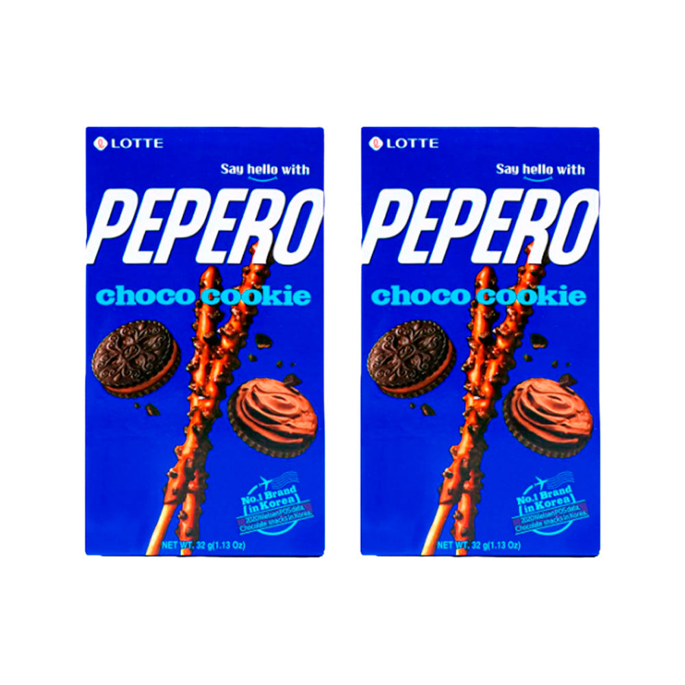 Pepero Chococookie - Palitos de Galleta bañados de Chocolate con Oreo - X2 Unid.