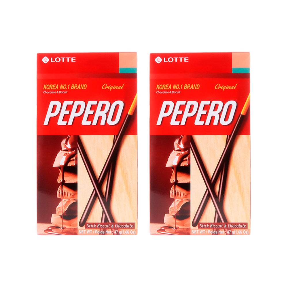 Pepero Original - Palitos de Galleta bañados de Chocolate - X2 Unid.