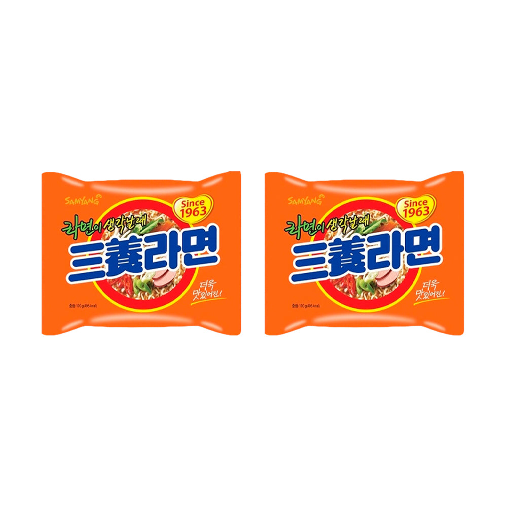 Samyang Ramen - Sopa instantánea sabor a Carne poco Picante en Bolsa - X2 Unid.