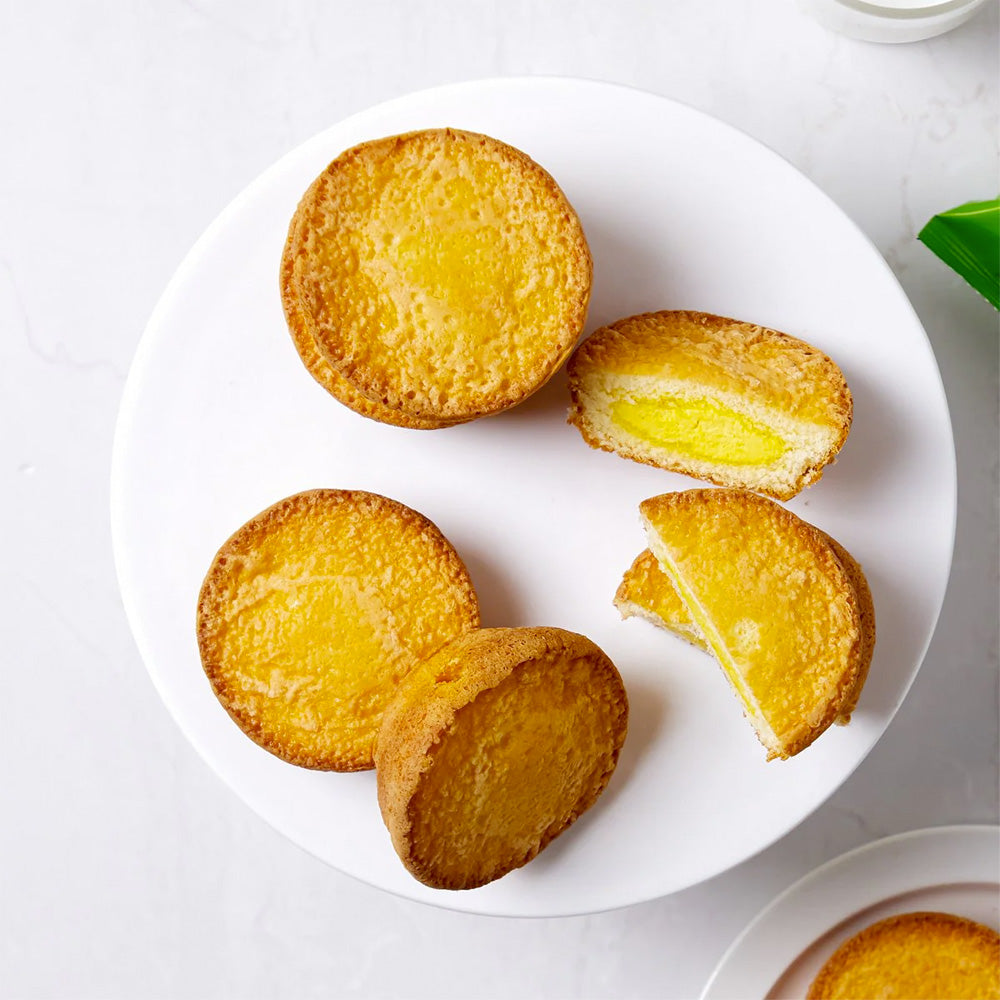 Custard - Pastel de Vainilla relleno de Crema Custard Pack x3