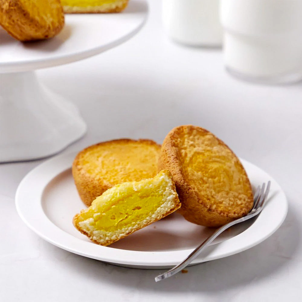 Custard - Pastel de Vainilla relleno de Crema Custard Pack x3