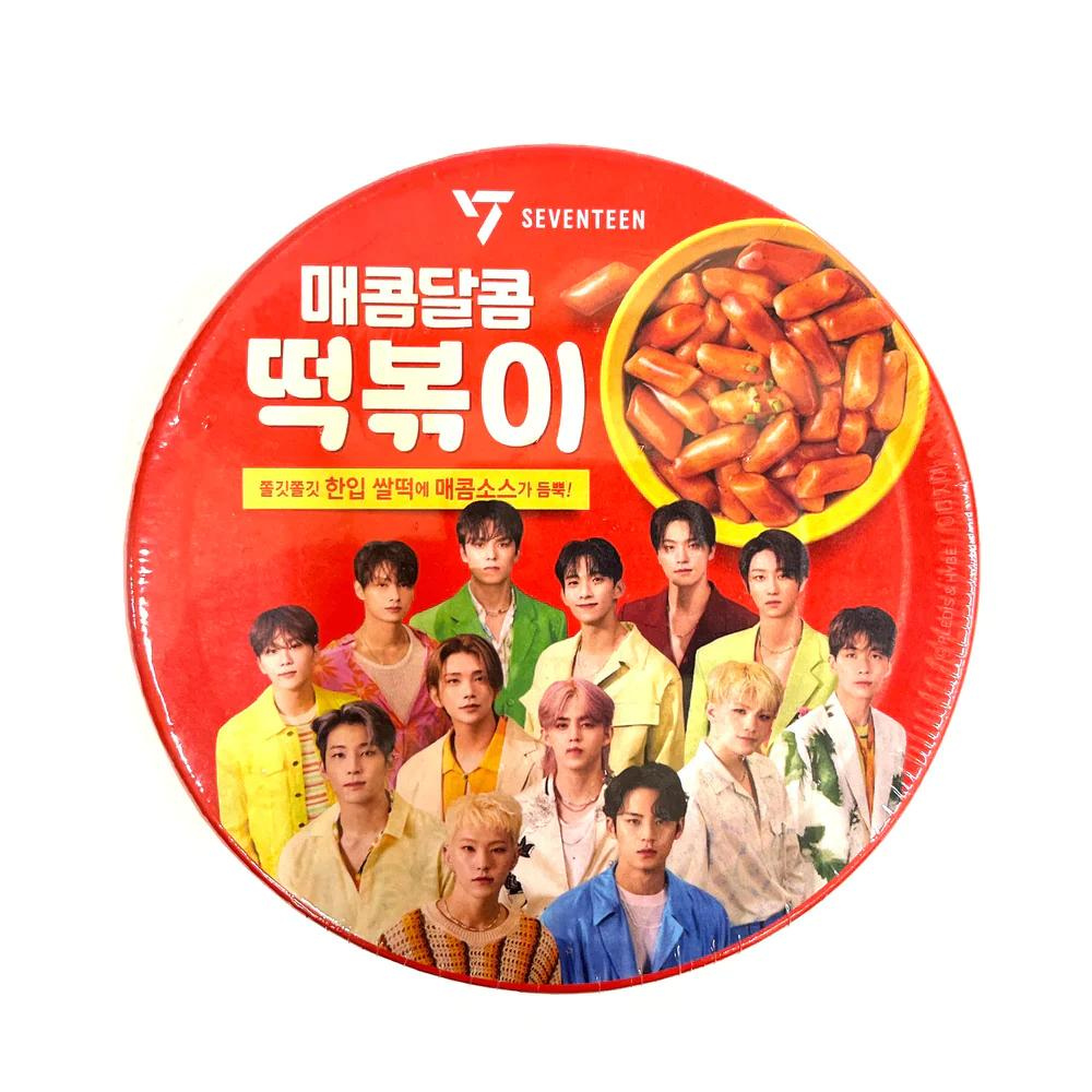 Tokpoki - Fideos Instantaneos con Pasta en Polvo Picante y Dulce (Seventeen)