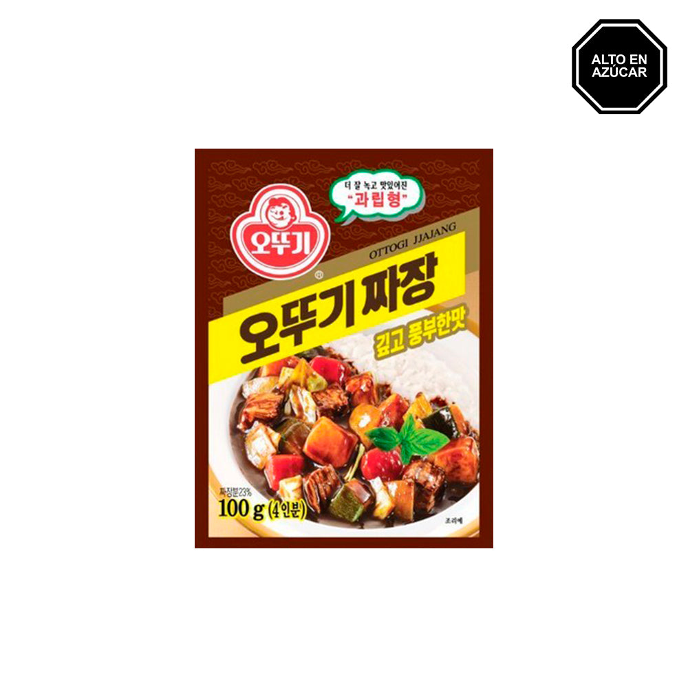 Ottogi Jjajang - Polvo de soya negra Jjajang para 4 porciones