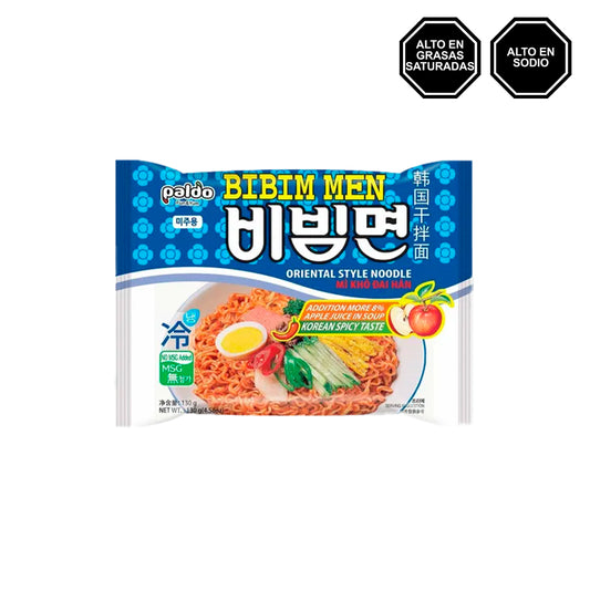 Bibimen - Fideo instantáneo con Salsa Gochujang Picante y Dulce