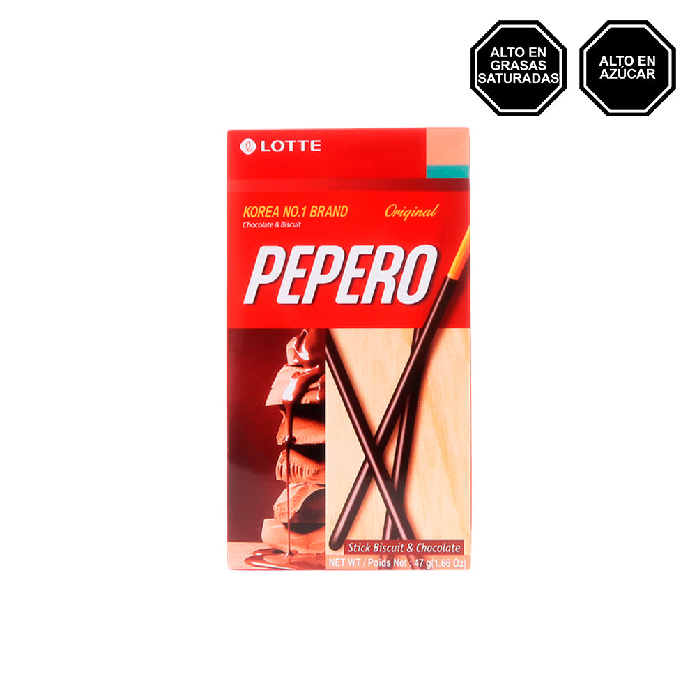 Pepero Original - Palitos de Galleta bañados de Chocolate