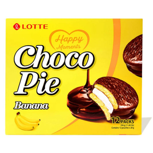 Chocopie Banana Caja x 12 un