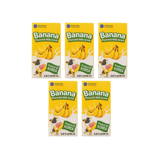 Banana Milk - Leche con Sabor a Platano Pack x5