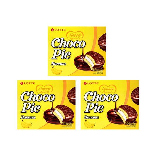 Chocopie Banana Caja x 12 un - Pack X3