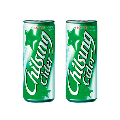 Chilsung Cider - Bebida gasificada sabor a Limón - X2 Unid.
