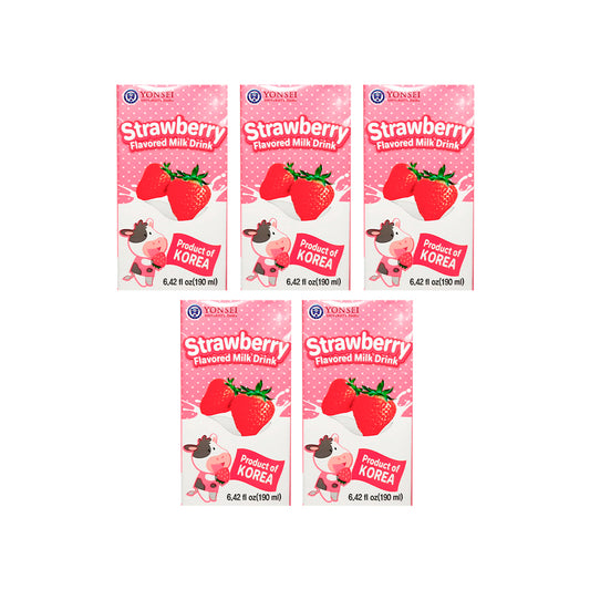 Strawberry Milk - Leche con Sabor a Fresa Pack x5