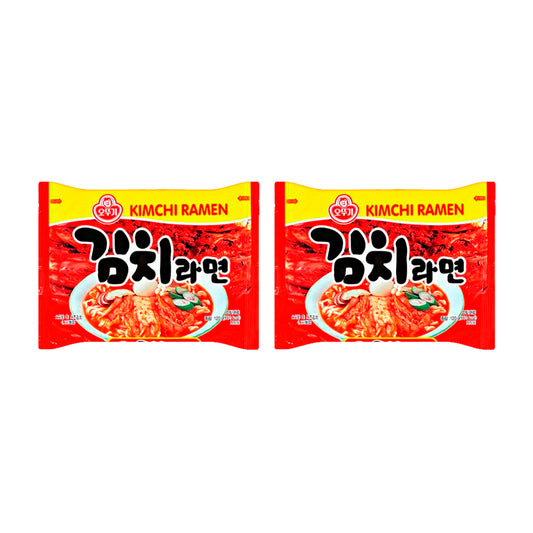 Kimchi Ramen - Sopa instantánea de Res sabor a Kimchi poco Picante en Bolsa - X2 Unid.