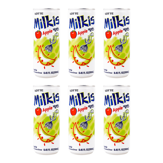 Milkis - Bebida gasificada sabor a Manzana X6