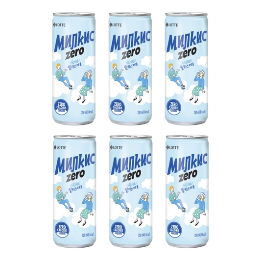 Milkis Zero - Bebida gasificada sabor a Leche sin Azúcar X6