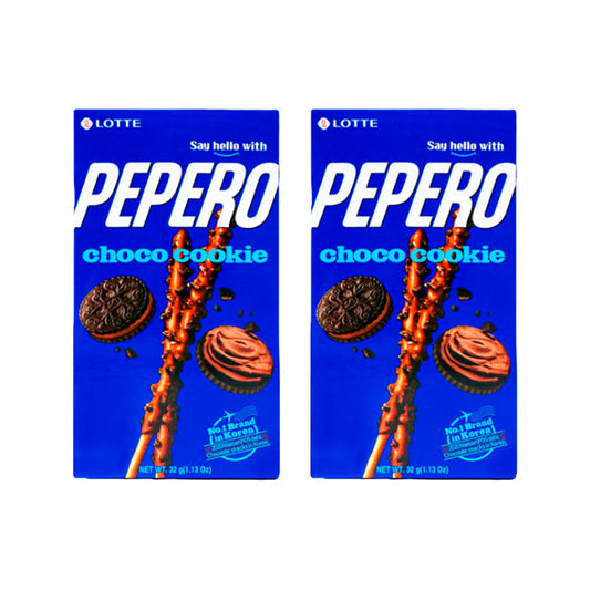 Pepero Chococookie - Palitos de Galleta bañados de Chocolate con Oreo - X2 Unid.