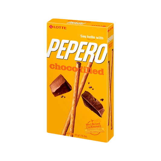 Pepero Choco Filled - Palitos de Galletas Rellenos de Chocolate