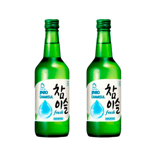 Soju Jinro Fresh - Licor a base de arroz sabor Fresh destilado con Bamboo 17.8% Alc - X2 Unid.
