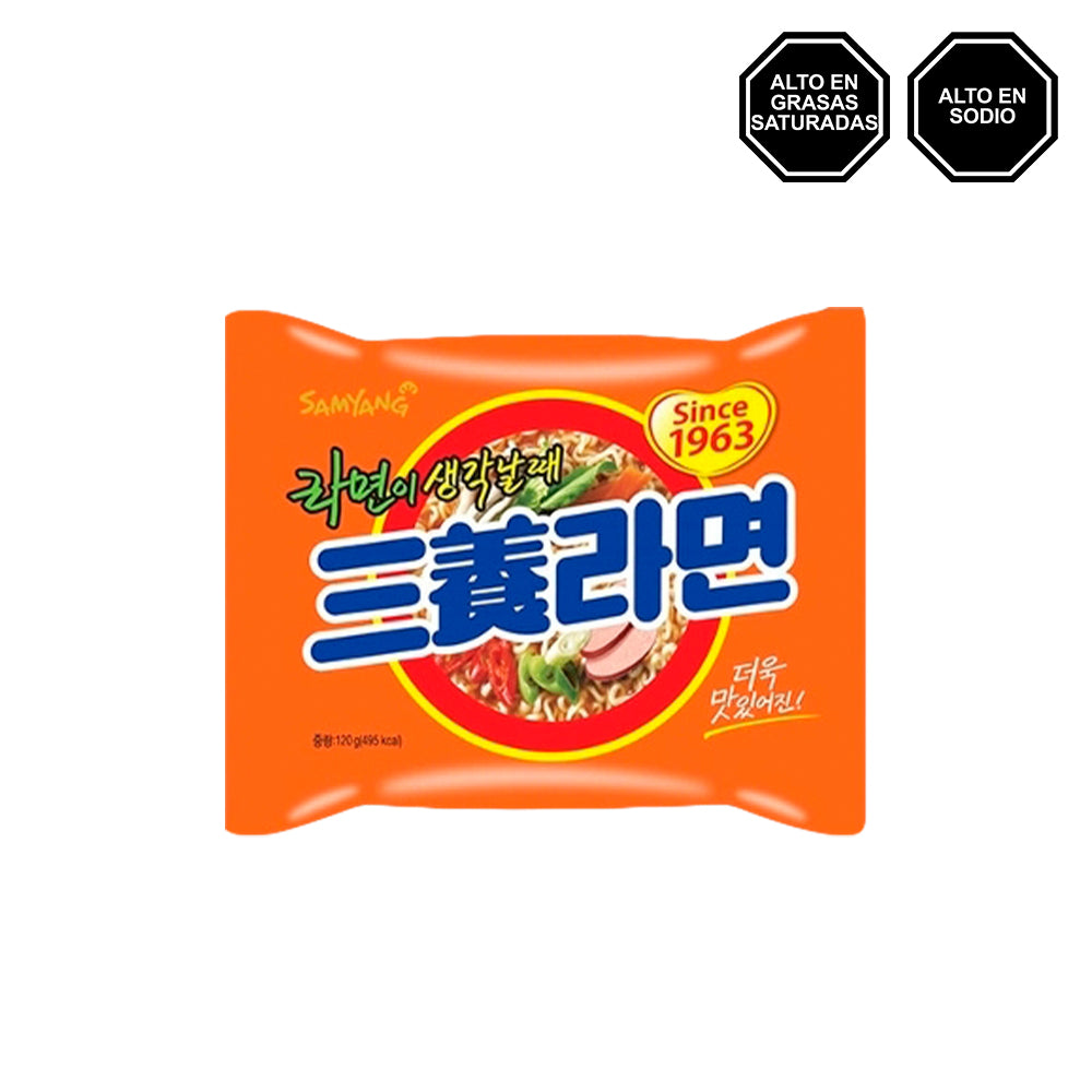 Samyang Ramen - Sopa instantánea sabor a Carne poco Picante en Bolsa