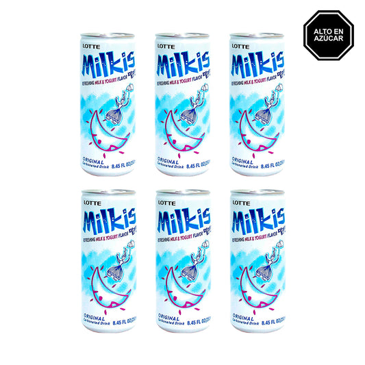 Milkis - Bebida gasificada sabor a Leche Pack x6